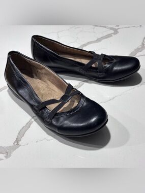 Naturalizer | GoGetter Women’s Mary Jane Black Straps Ballet Flats Shoes 8.5 M
